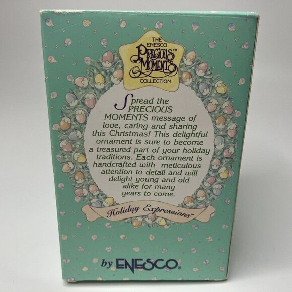 Enesco Precious Moments Ornament Dropping In For The Holidays Clown Parachute - Picture 10 of 10